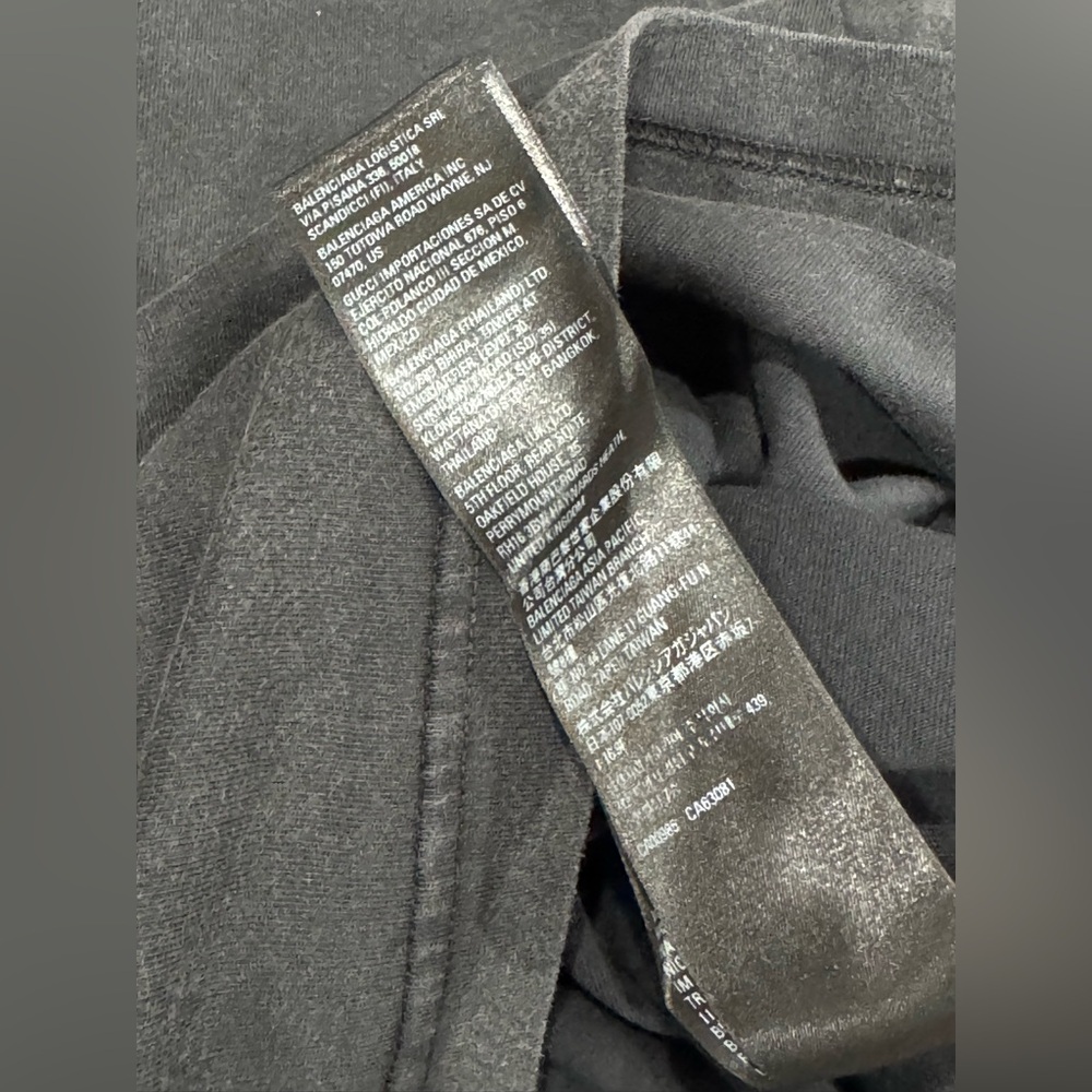 SOLD Balenciaga Strike 1917 Oversized T-Shirt Black - Picture 11 of 14